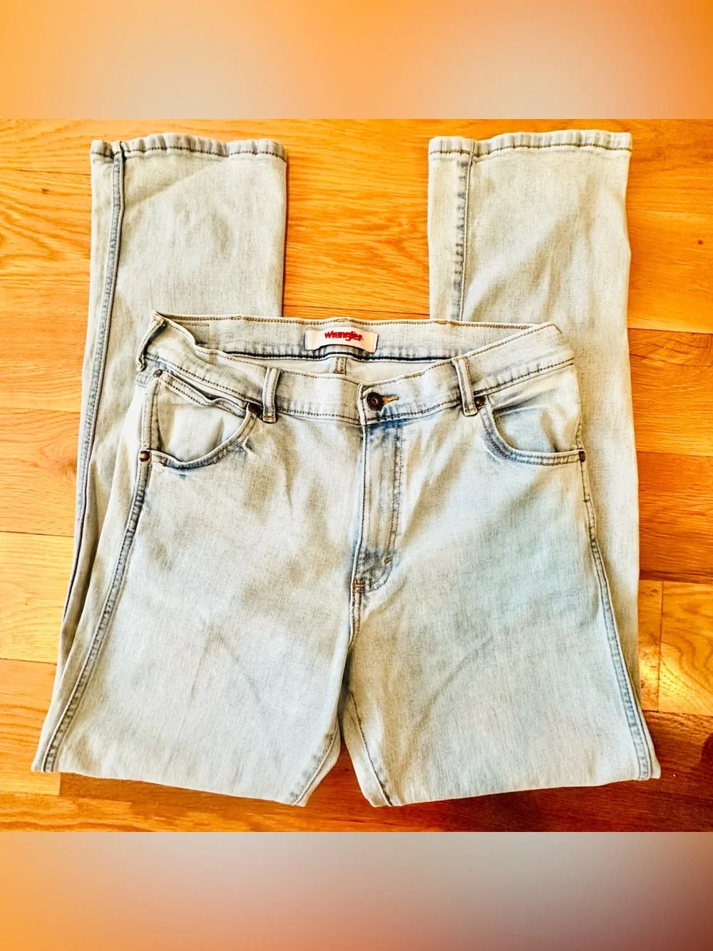 Wrangler Cowboy Cut Original Fit  Active Fit Straight Leg Jeans 36x34